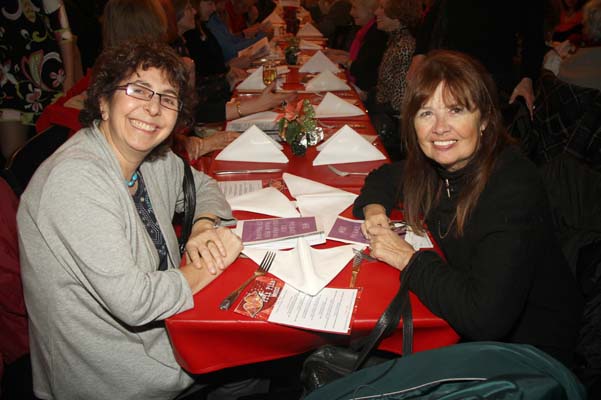 Sharon Wendron (right) and friend